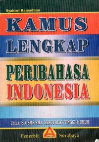 Image of KAMUS LENGKAP PRIBAHASA INDONESIA