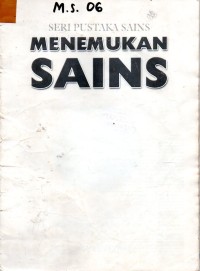 Image of Menemukan Sains ( Seri Pustaka Sains )